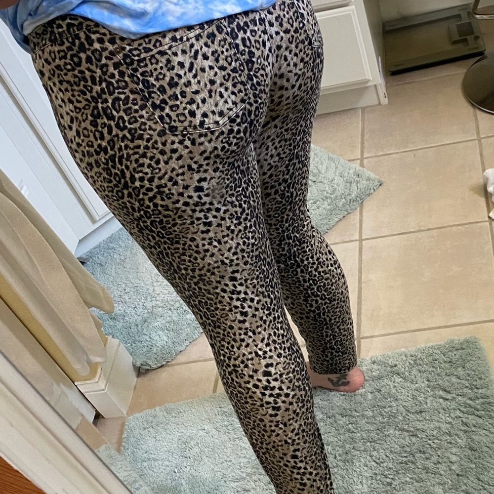 Leopard pants xl stretchy